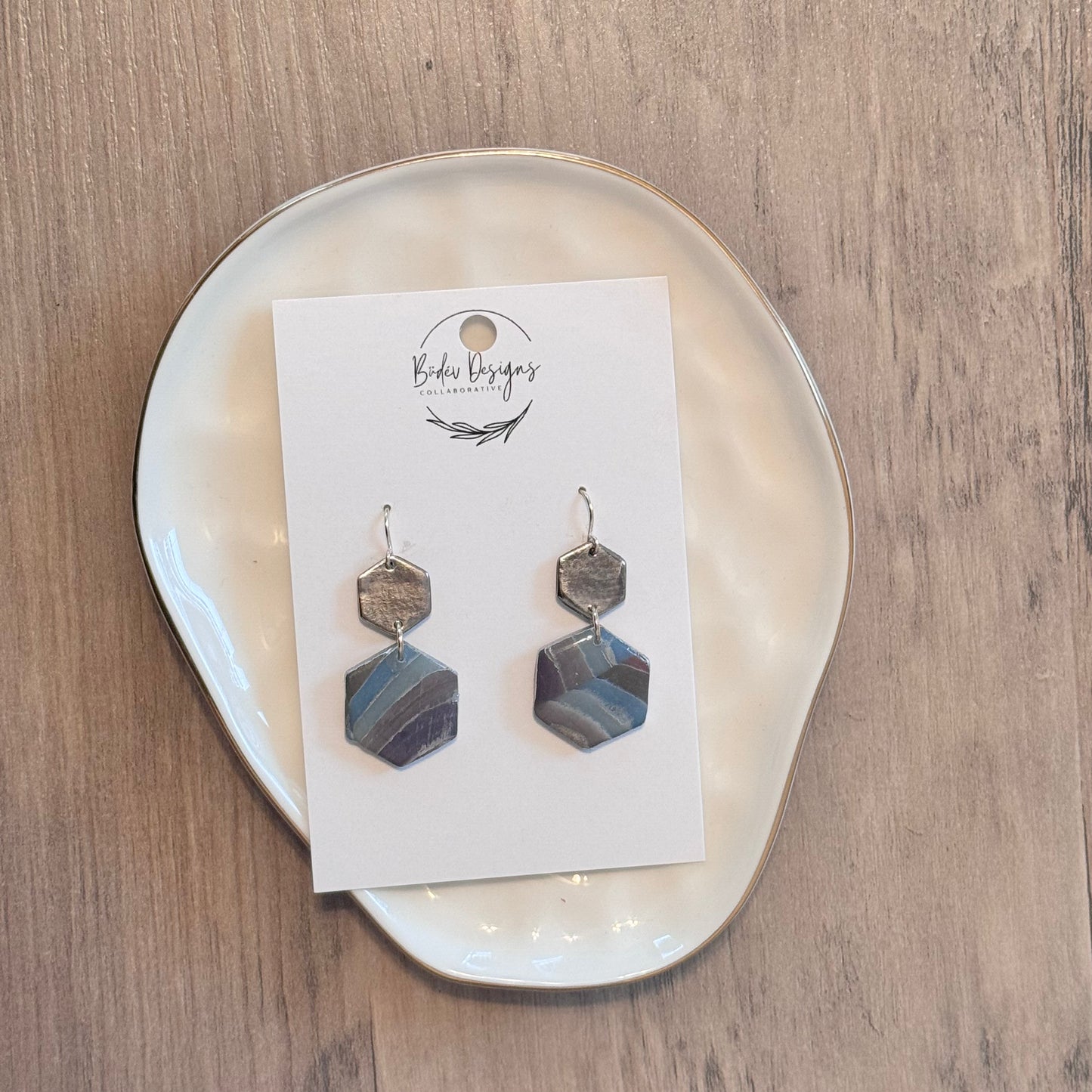 Shirley Hexagon Dangles