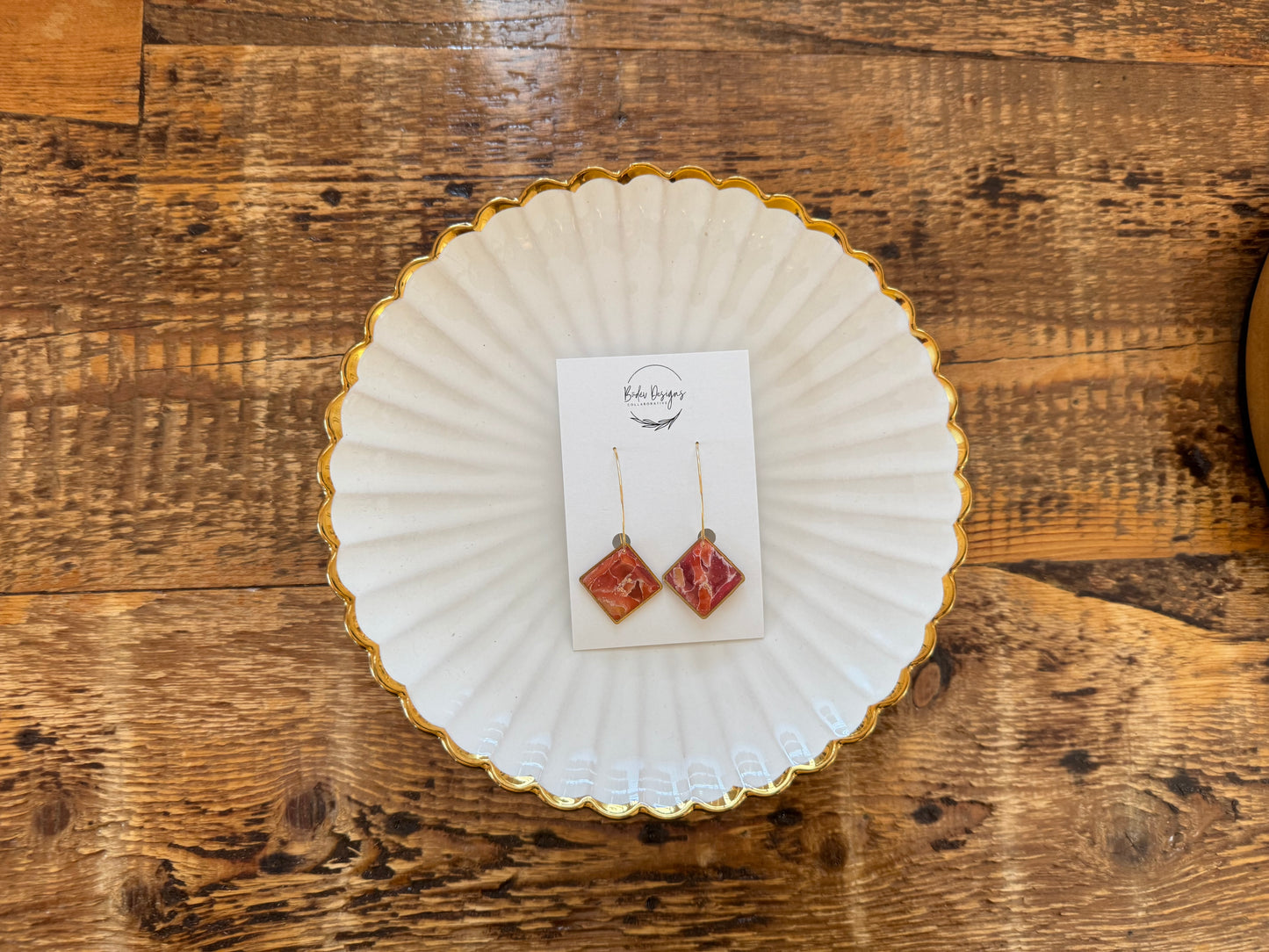 Scarlet Large Diamond Drops