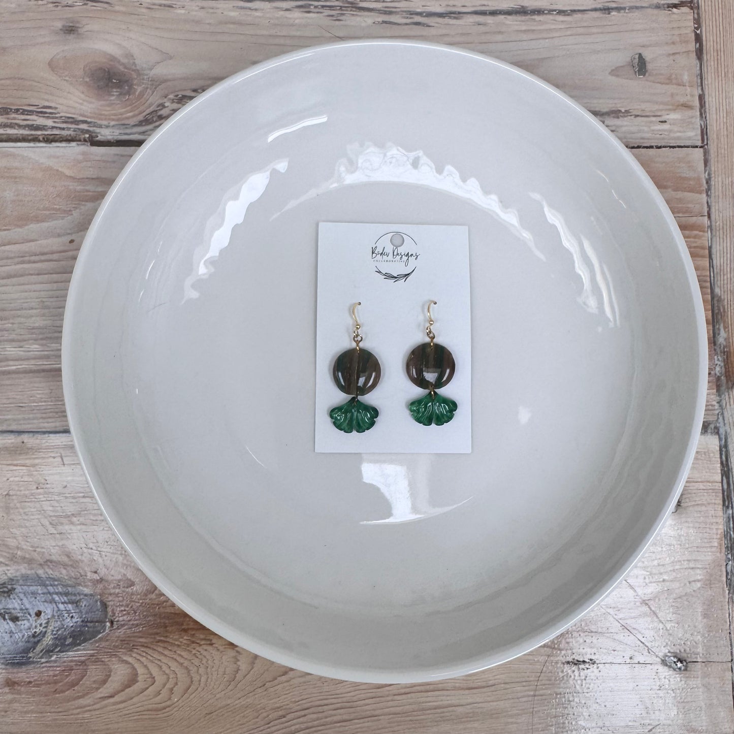 Green Gingko Charm