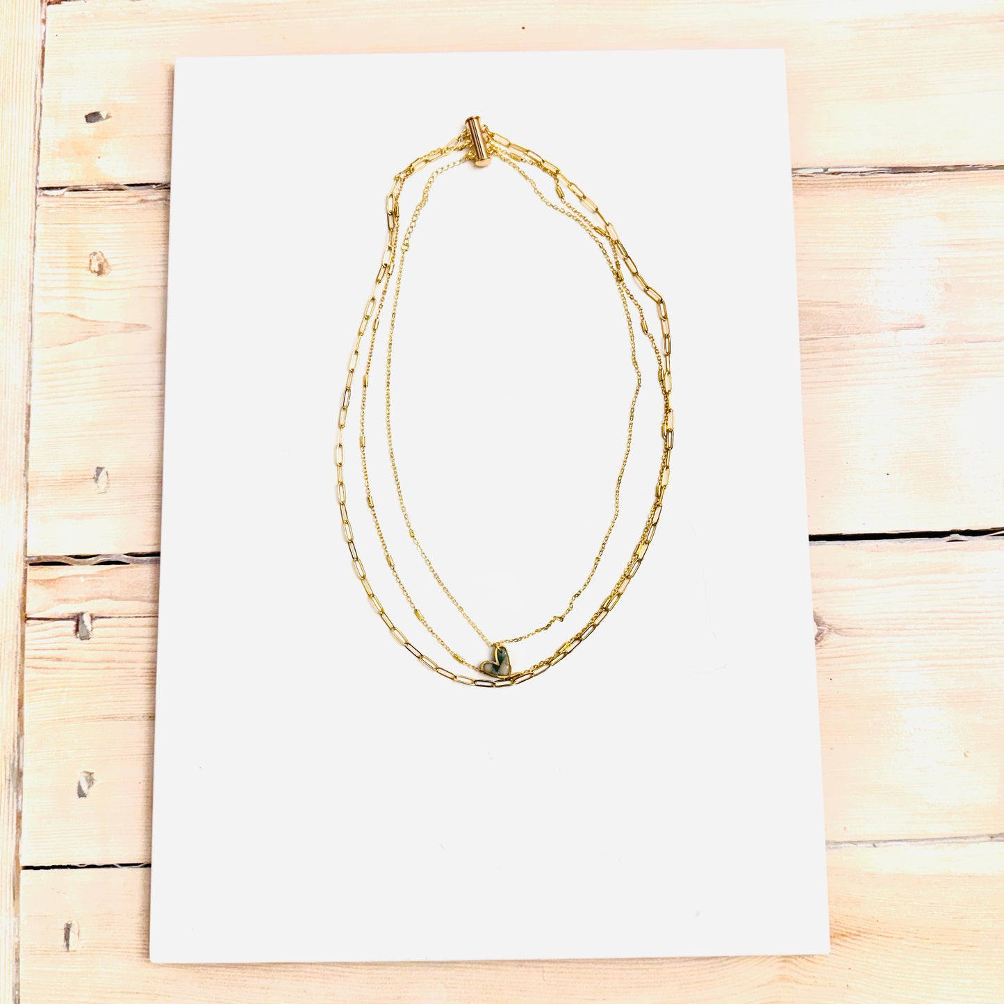 Gretchen Heart Layered Necklace