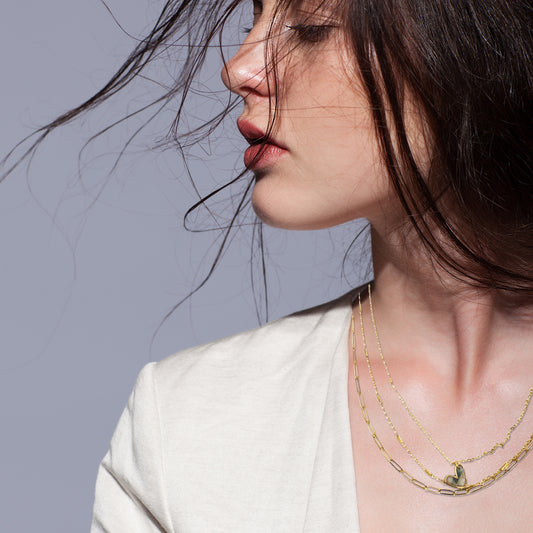 Gretchen Heart Layered Necklace
