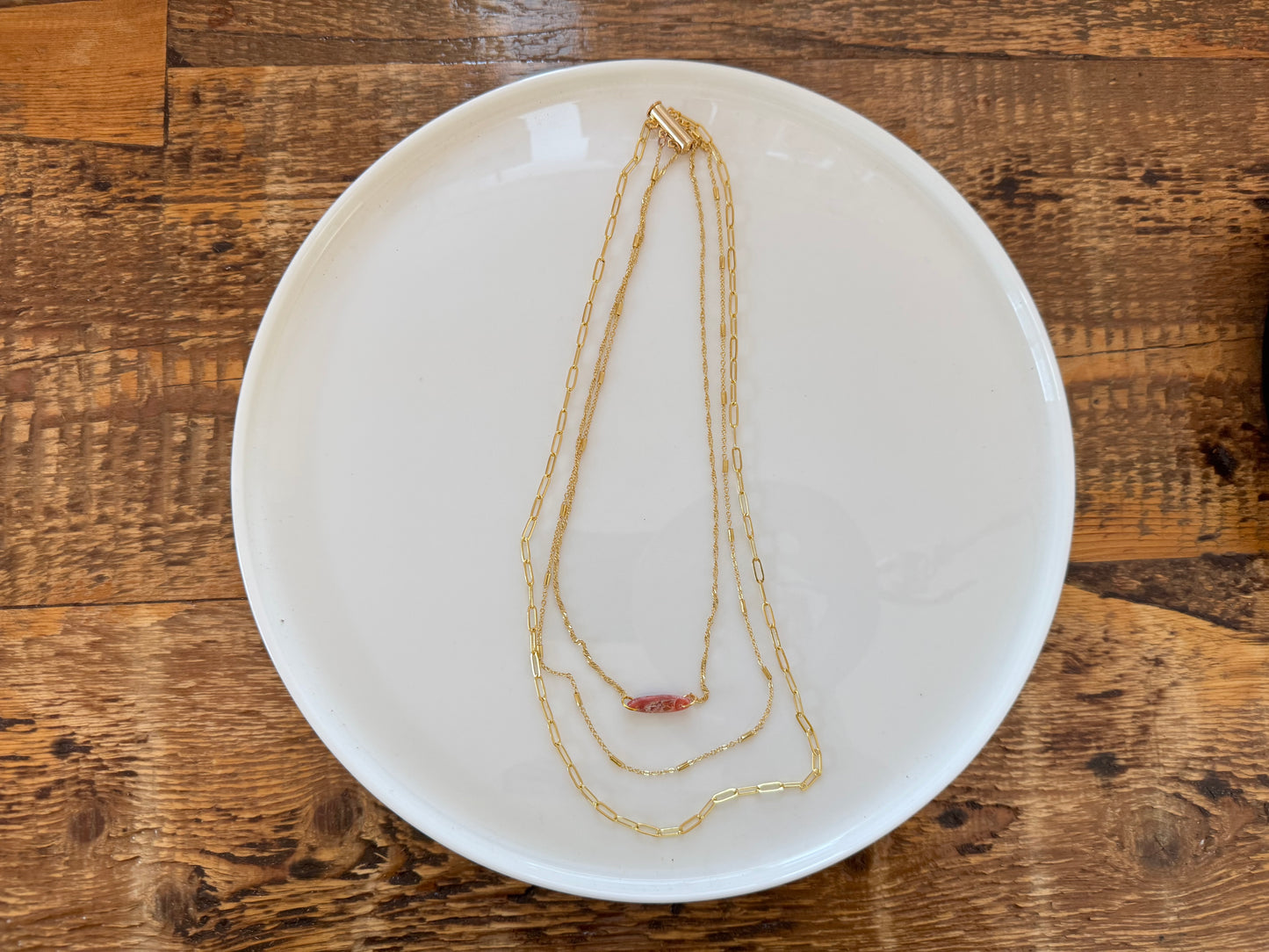 Scarlet Layered Necklace